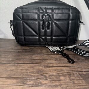 Steve Madden Black Quilted Crossbody Bag